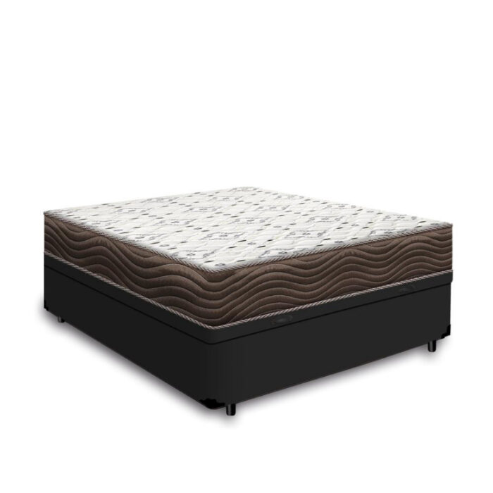 Cama Box Baú + Colchão de Casal Ortobom D45 Iso 150 138x188x60cm - Image 2