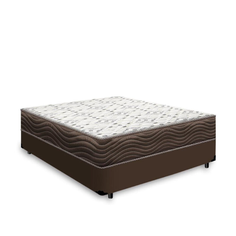 Cama Box + Colchão de Casal D45 Iso 150 138x188x53cm