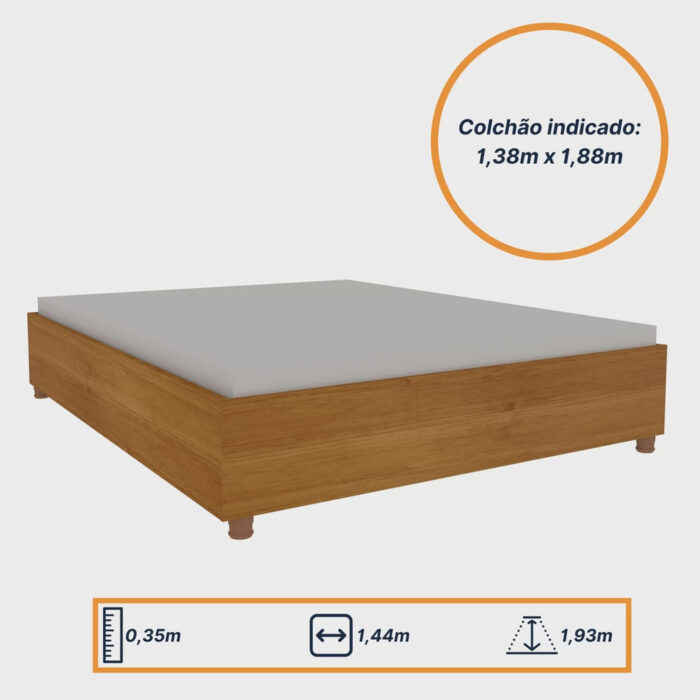 Cama Casal Mônaco
