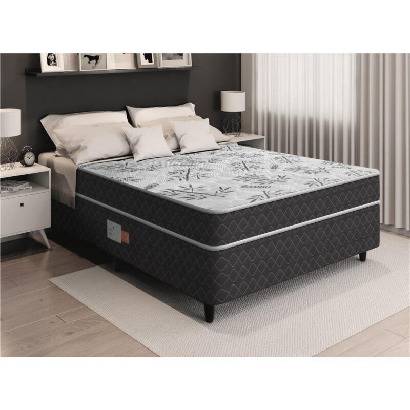 Cama Box Conjugada Ortopédica Viúva D28 - Unique 128x188x52cm