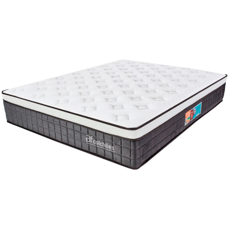 Colchão Casal Premium Mola Ensacada com Espuma D33 e Viscoelástica Nasa 138x188x32cm
