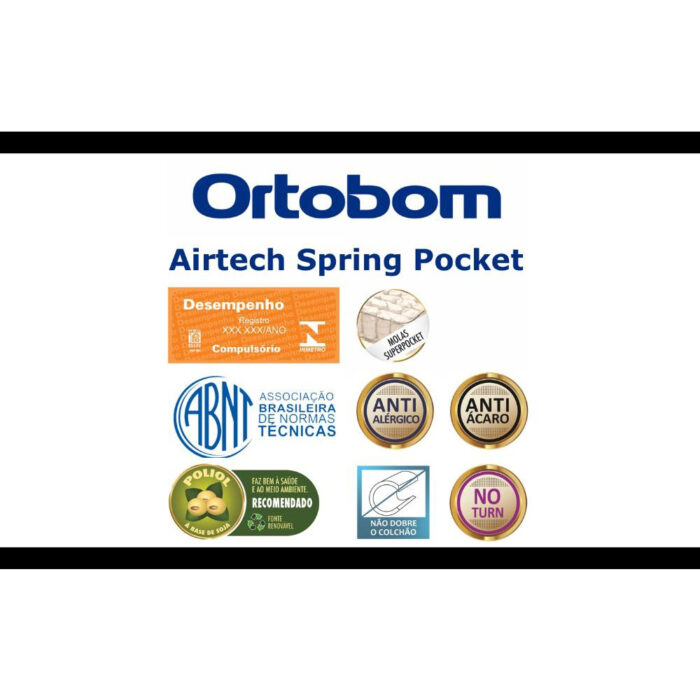 Colchão Airtech Spring Pocket Casal (138x188x25) - - Image 3