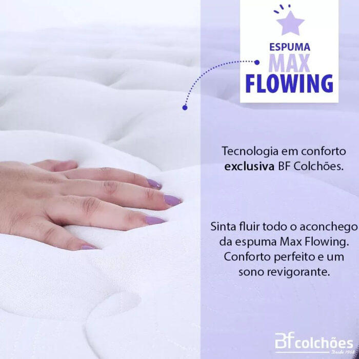 Colchão Casal Molas Ensacadas com Pillow Top Extra Conforto 138x188x38cm - Premium Sleep - - Image 4