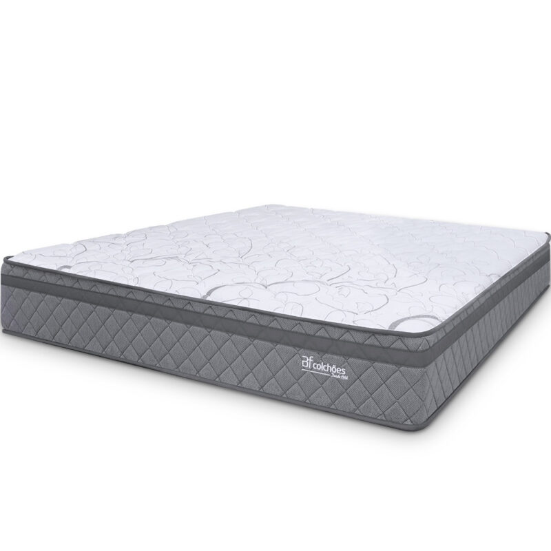 Colchão Casal Espuma D45 Extra Firme Ortopédico Antialérgico Certificado 138x188x24cm -