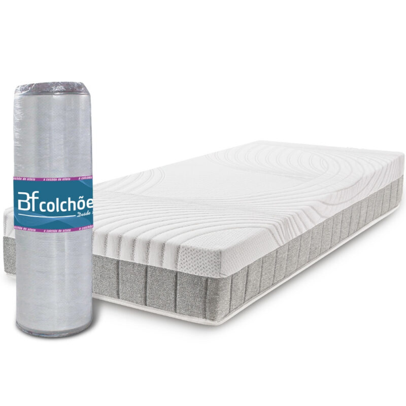 Colchão Casal Firme Antistress A Vácuo Ortopédico Light