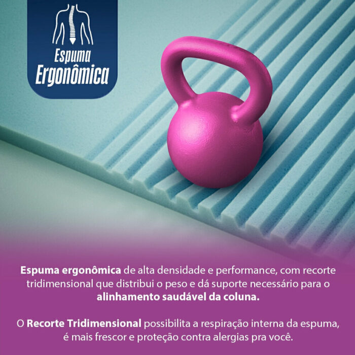 Colchão Casal Firme Antistress A Vácuo Ortopédico Light - Image 9