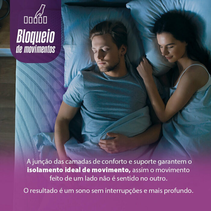 Colchão Casal Molas Ensacadas Antiestresse Regenerativo do Atleta A Vácuo Sport pro - - Image 7