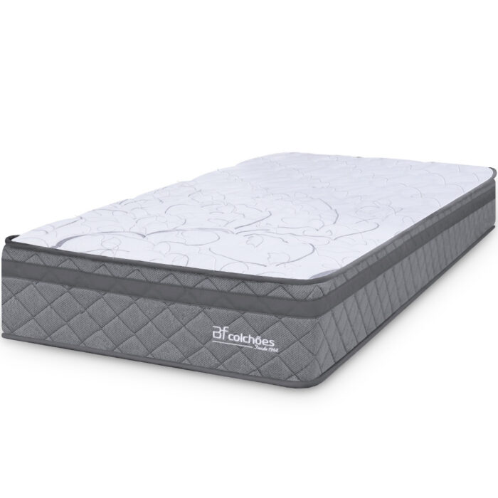 Colchão Solteiro Espuma D45 Extra Firme Ortopédico Antialérgico Certificado 78x188x24cm -