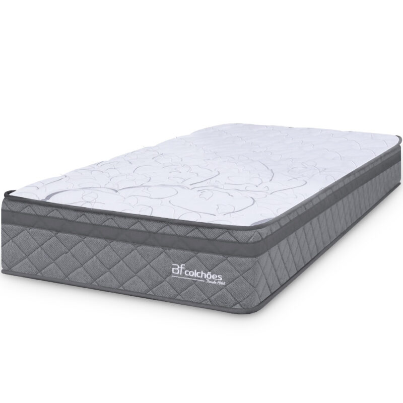Colchão Solteiro Espuma D45 Extra Firme Ortopédico Antialérgico Certificado 78x188x24cm -