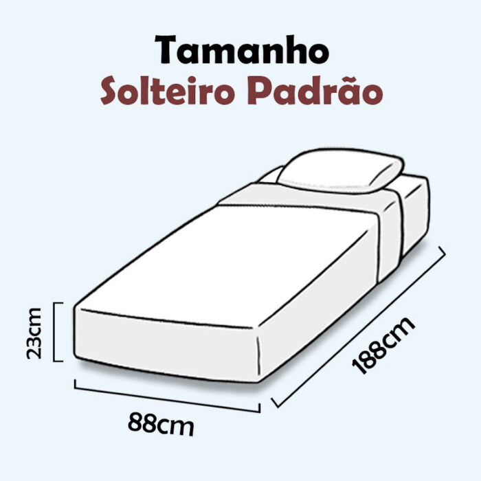 Colchão Solteiro Espuma Ortopédico D33 Piemonte 88x188x23cm - - Image 4