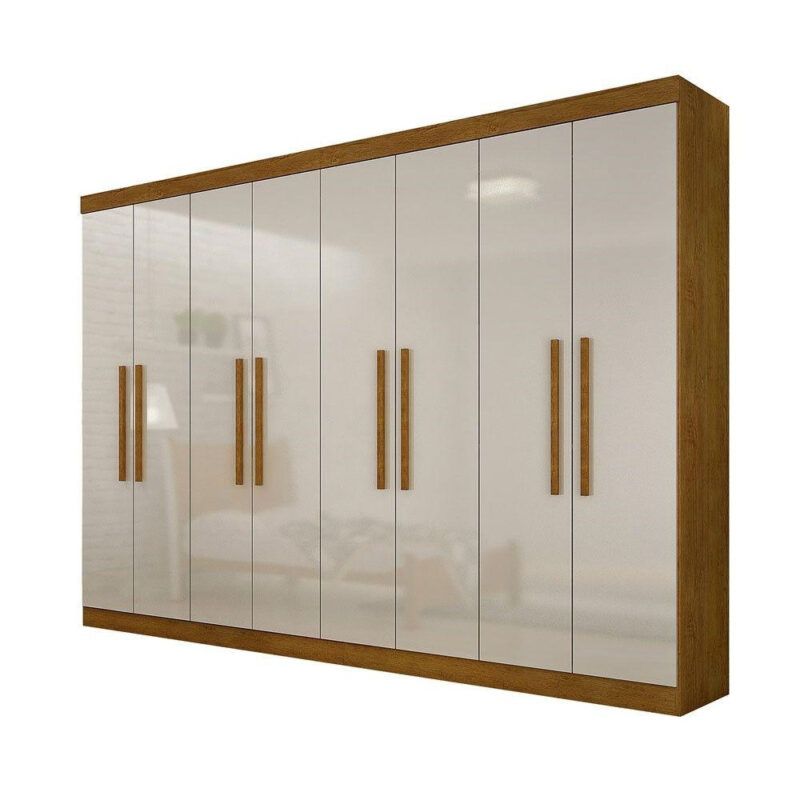 Guarda Roupa Casal Hera 8 Portas E 4 Gavetas