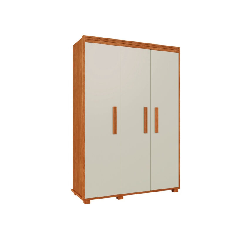 Guarda Roupa Belize Solteiro 3 Portas 100% Mdf